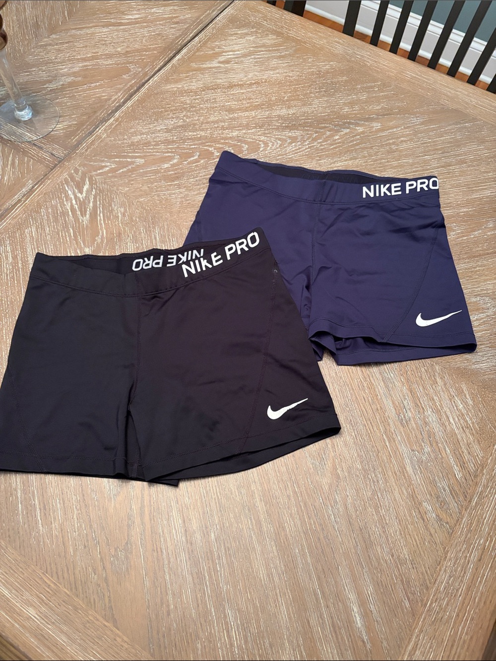 Nike Women's Volleyball Athletic Shorts — Black & Navy